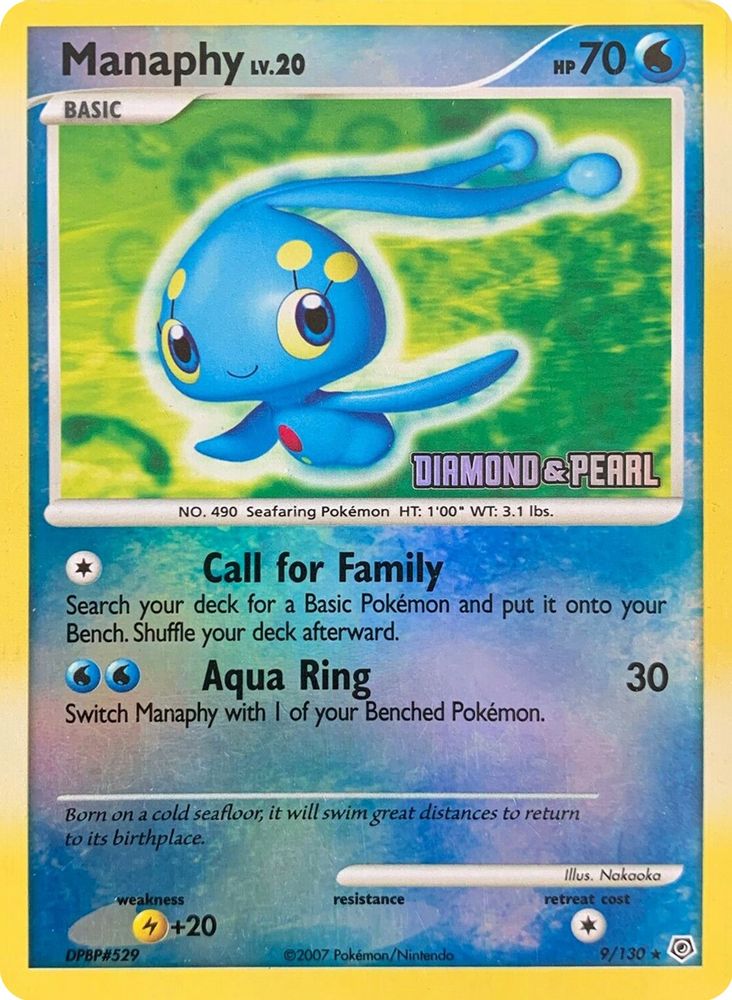 Manaphy — Burger King Promos #9/146