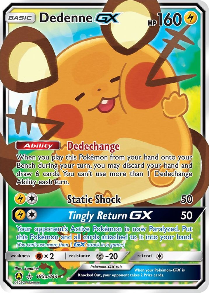 Dedenne GX — Alternate Art Promos #195a/236