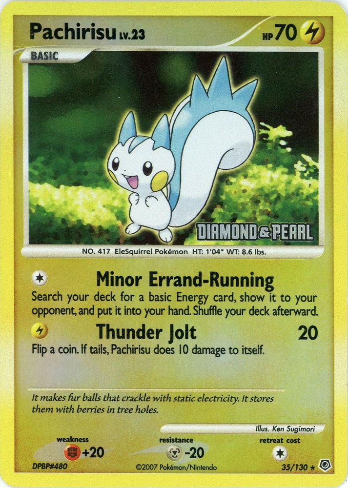 Pachirisu — Burger King Promos #35/146
