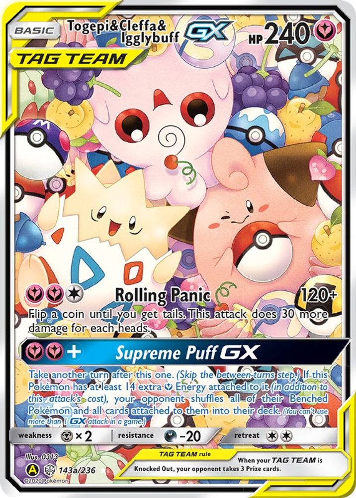 Togepi & Cleffa & Igglybuff GX — Alternate Art Promos #143a/236