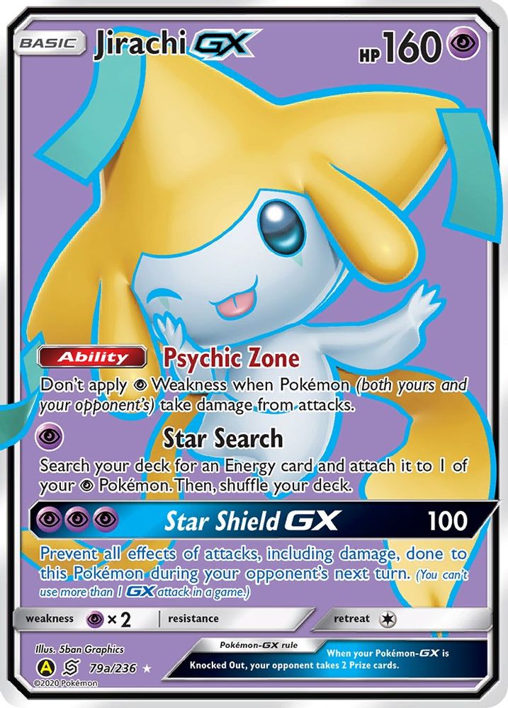 Jirachi GX — Alternate Art Promos #79a/236