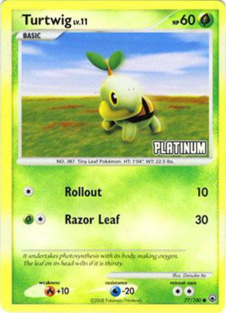 Turtwig — Burger King Promos #77/146