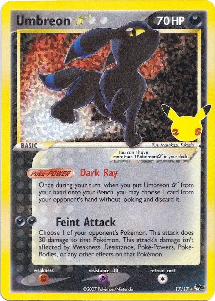 Kortet Umbreon ☆