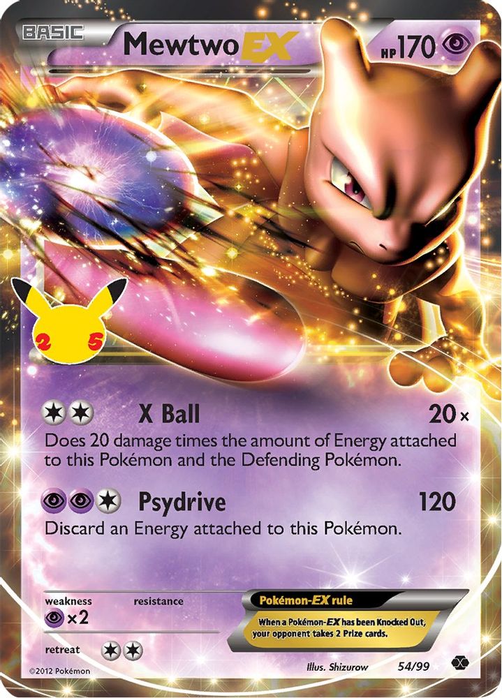 Kortet Mewtwo EX