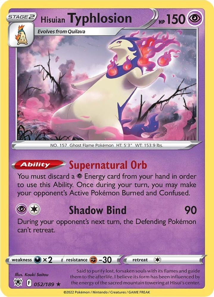 Kortet Hisuian Typhlosion