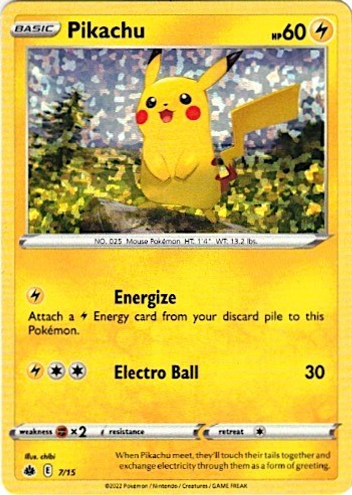 Kortet Pikachu