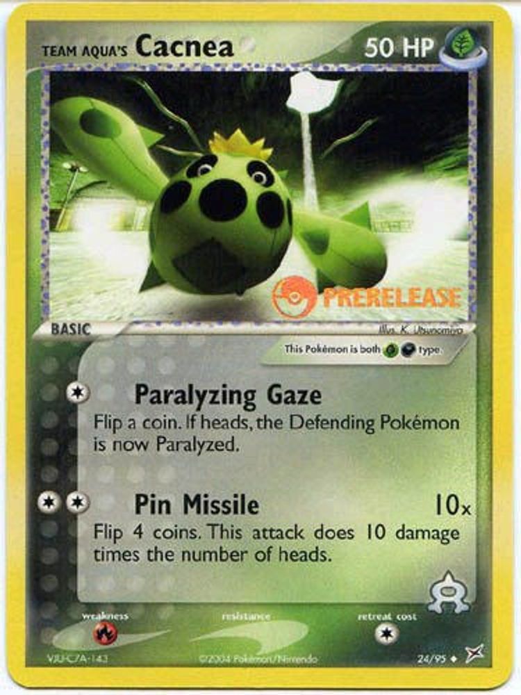 Kortet Team Aqua's Cacnea