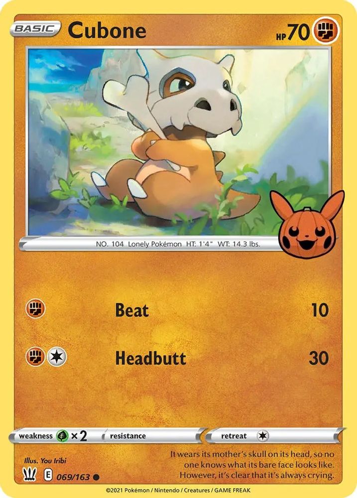 Cubone — Trick or Trade BOOster Bundle #69/264