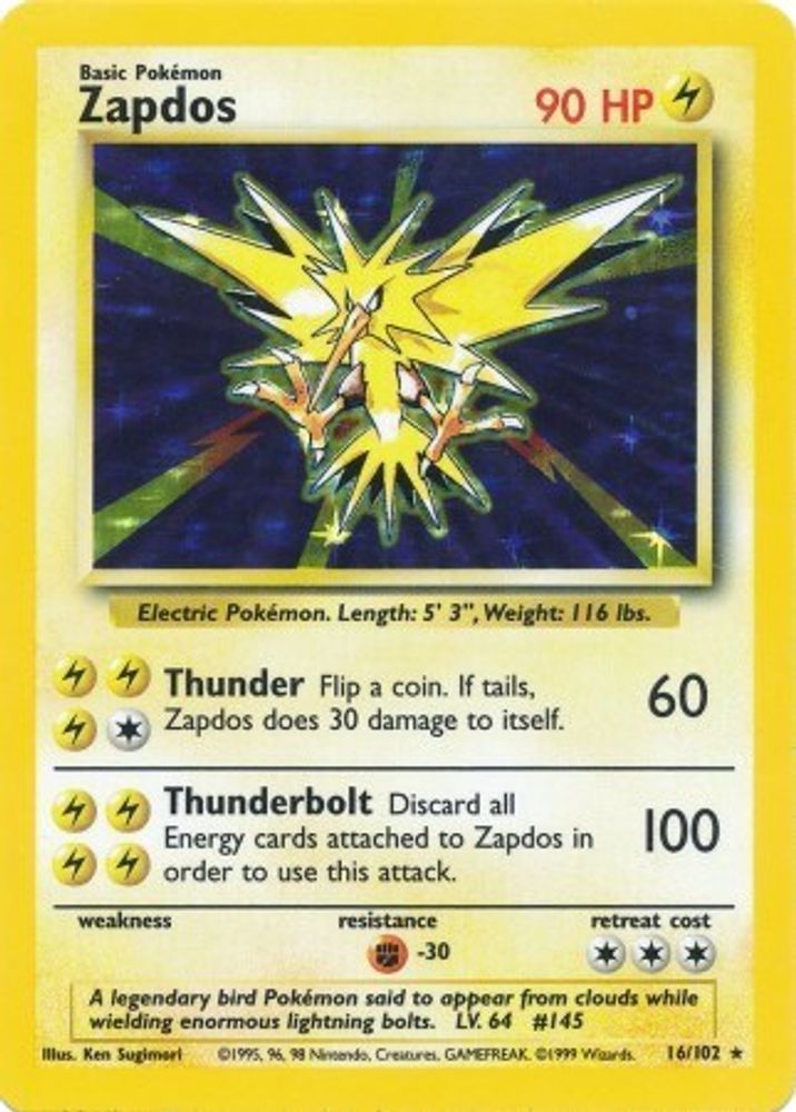 Kortet Zapdos