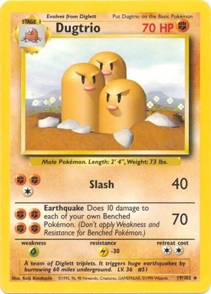 Kortet Dugtrio