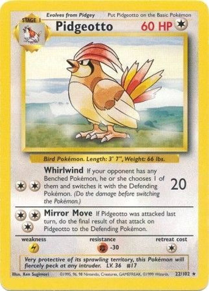 Kortet Pidgeotto