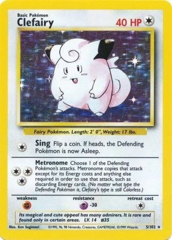Kortet Clefairy