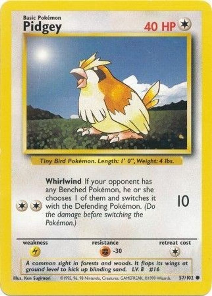 Kortet Pidgey