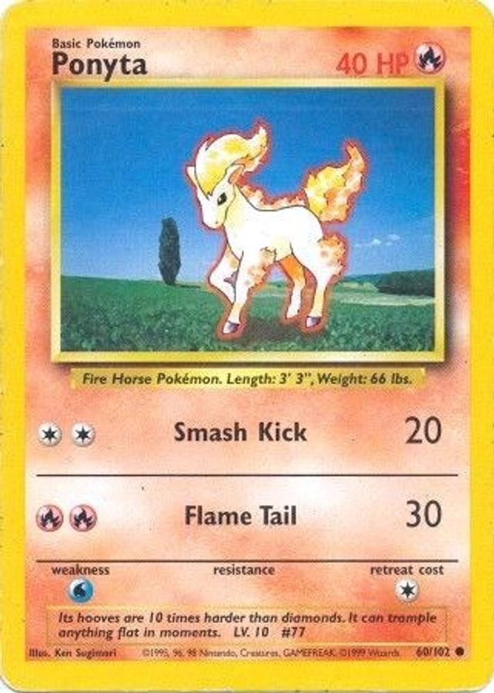 Kortet Ponyta
