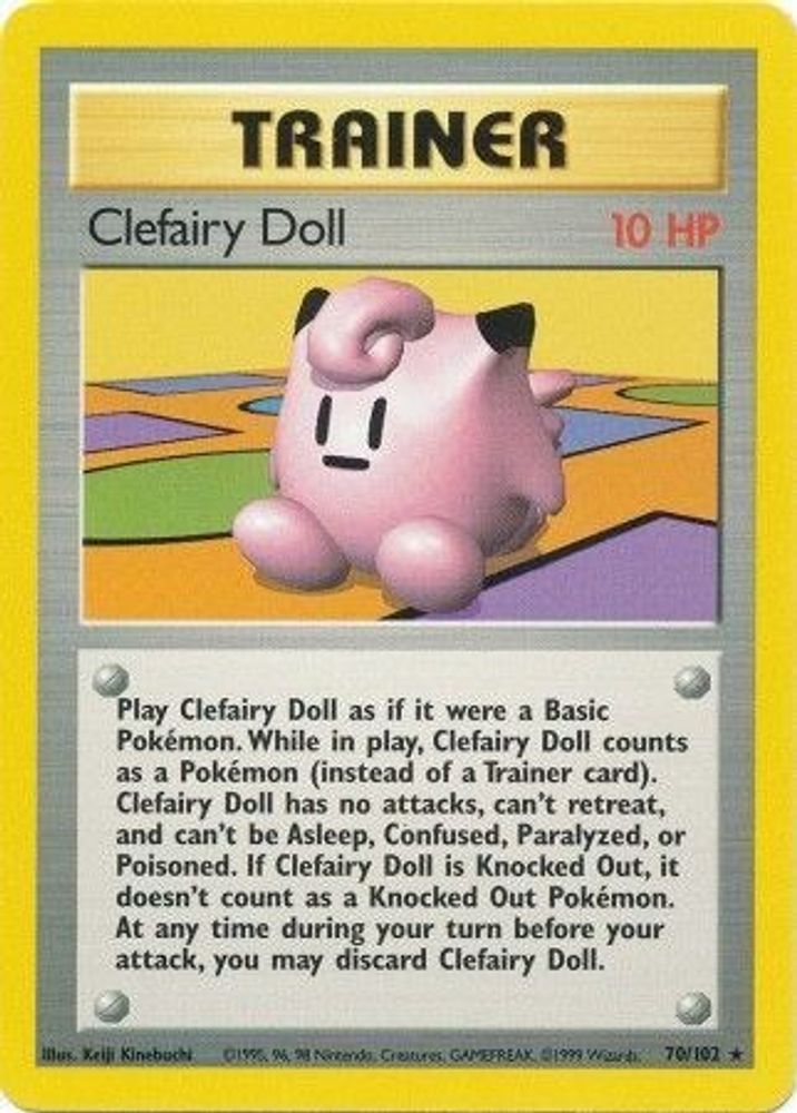 Kortet Clefairy Doll