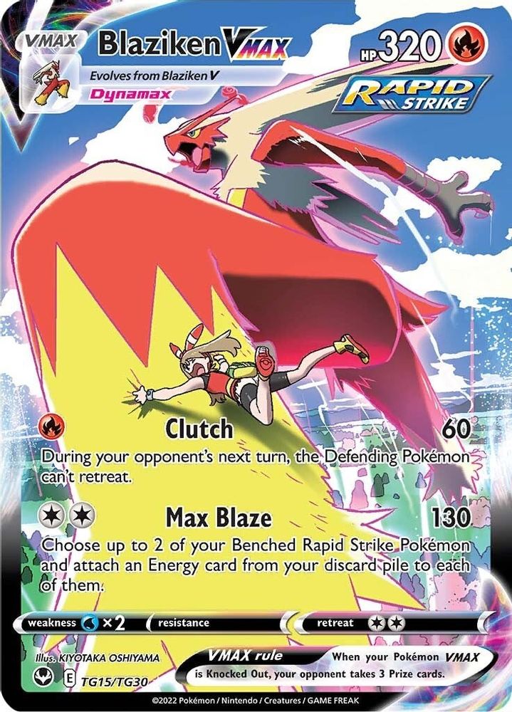 Kortet Blaziken VMAX
