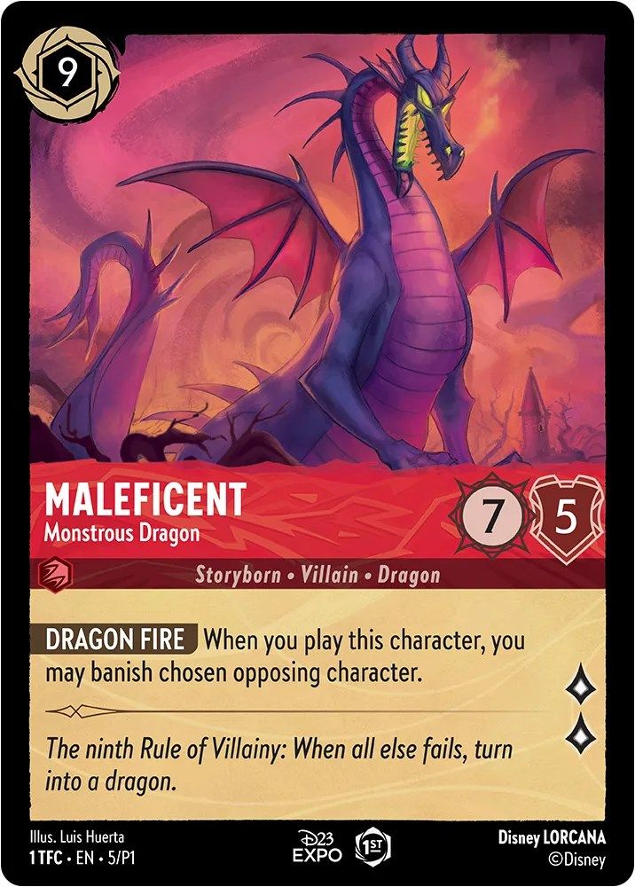 Maleficent - Monstrous Dragon card