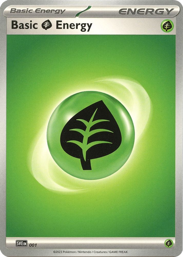 Grass Energy — Scarlet & Violet Energy #001/24