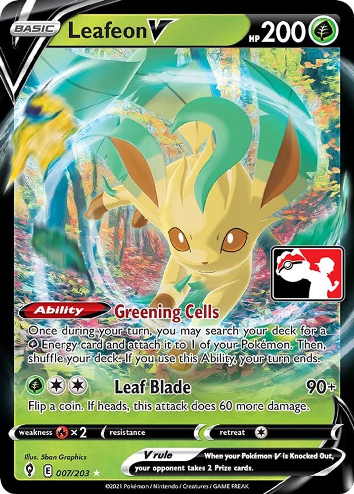 Leafeon V — Prize Pack Series Cards #7/264