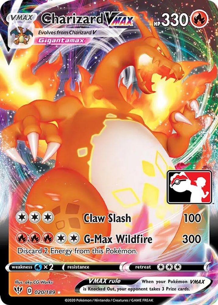 Charizard VMAX — Prize Pack Series Cards #20/264