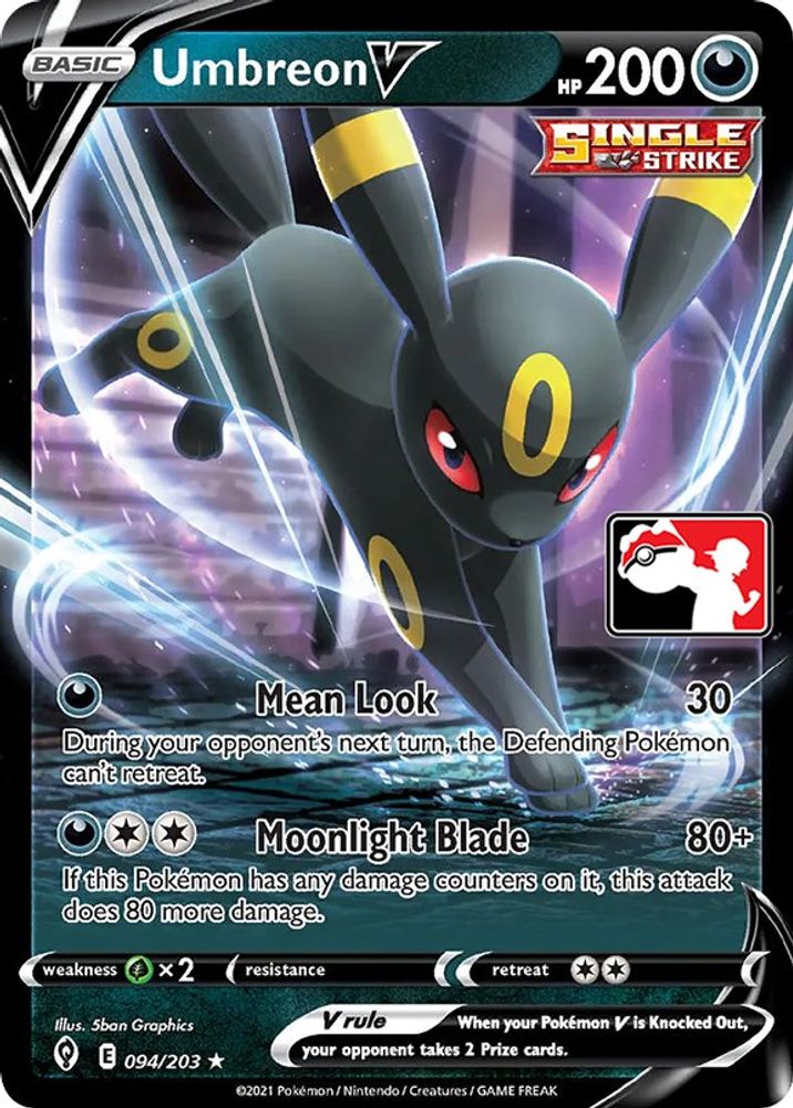 Umbreon V — Prize Pack Series Cards #94/264