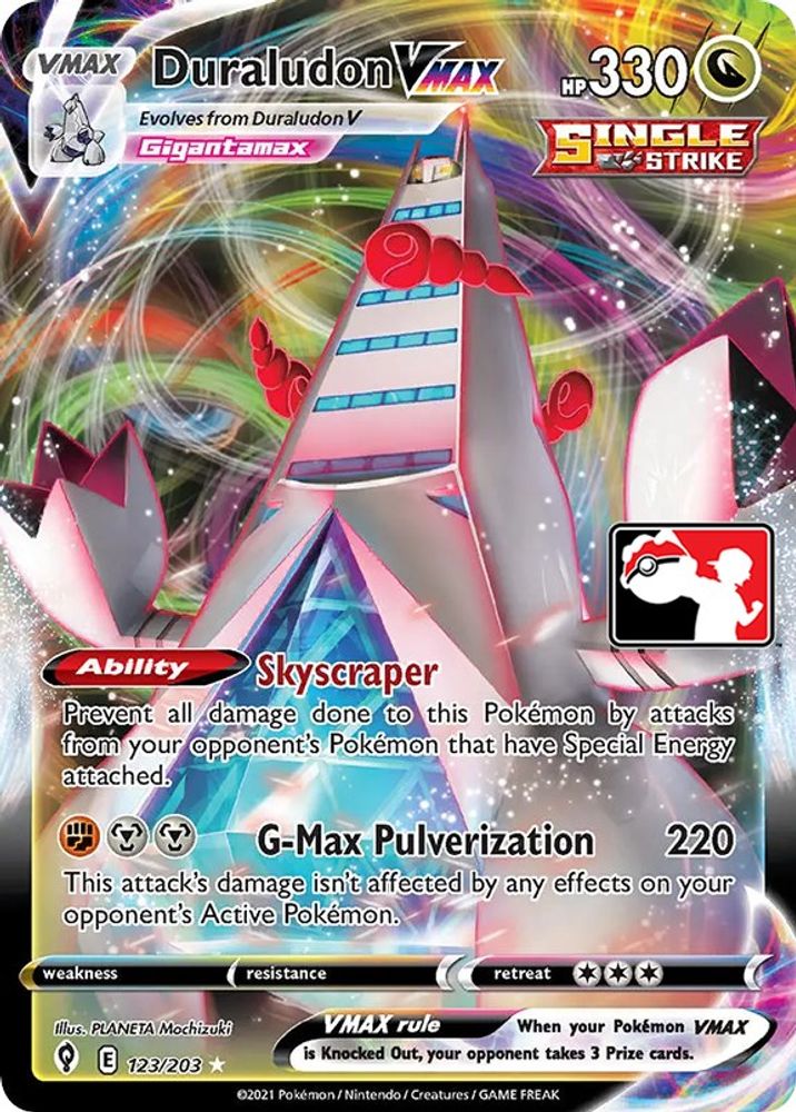 Duraludon VMAX — Prize Pack Series Cards #123/264