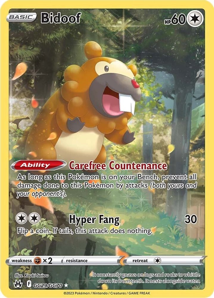 Kortet Bidoof