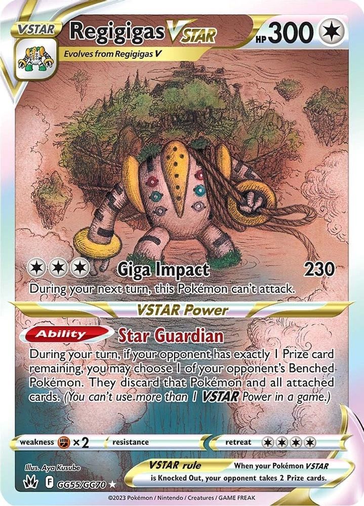 Kortet Regigigas VSTAR