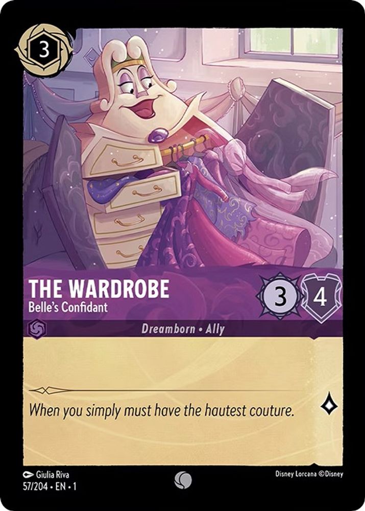 The Wardrobe - Belle's Confidant card
