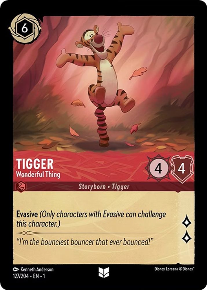 Tigger - Wonderful Thing card