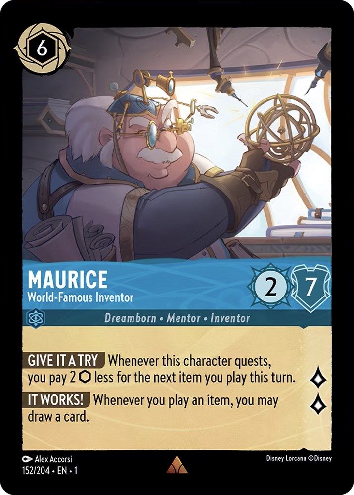 Maurice - World-Famous Inventor card