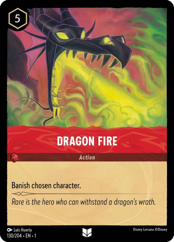 Dragon Fire card