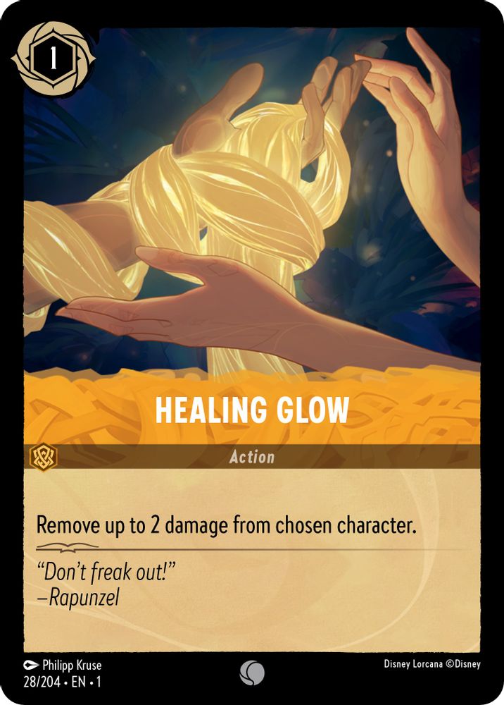 Healing Glow card