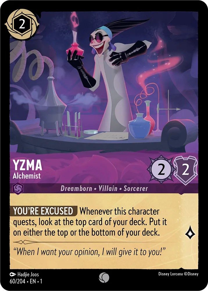 Yzma - Alchemist card