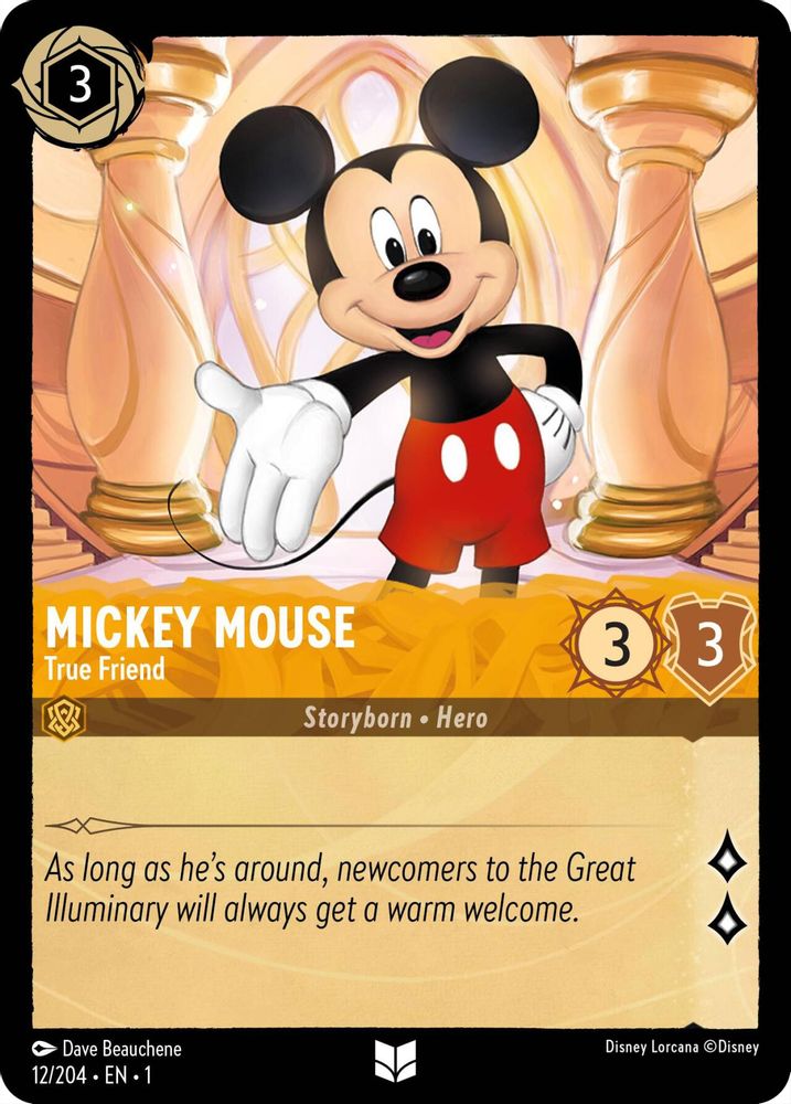 Mickey Mouse - True Friend card