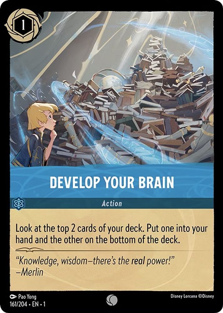 Develop Your Brain card