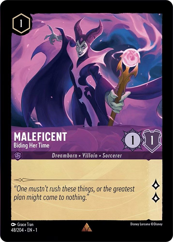 Maleficent - Biding Her Time card