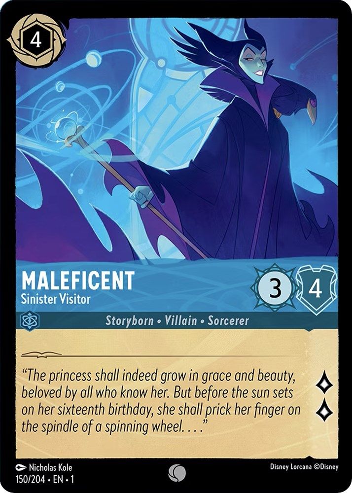 Maleficent - Sinister Visitor card