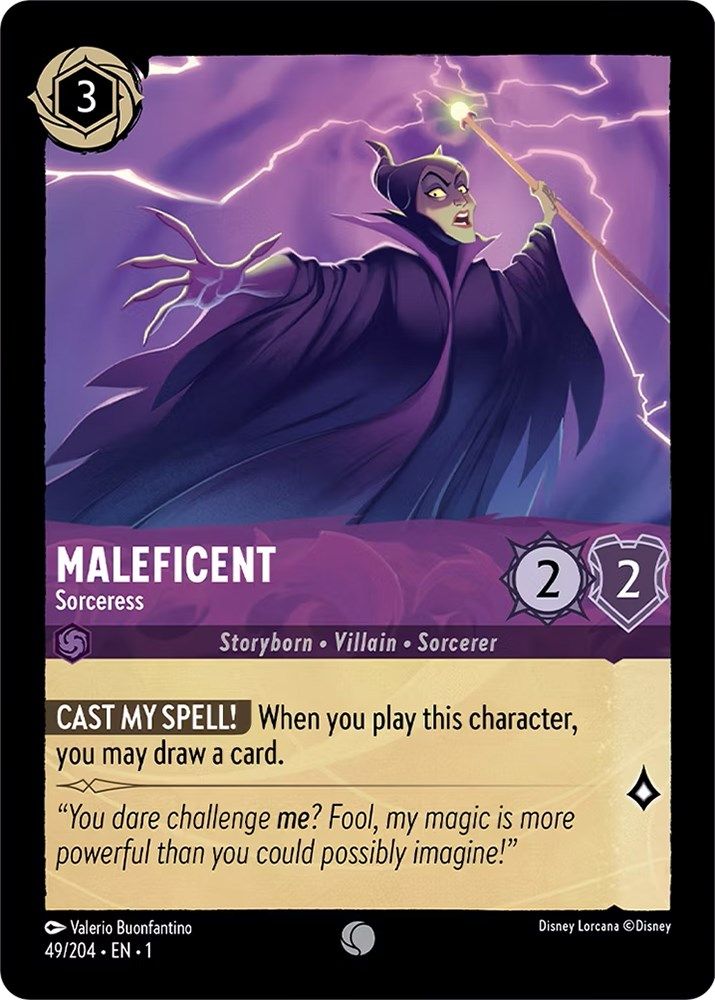 Maleficent - Sorceress card