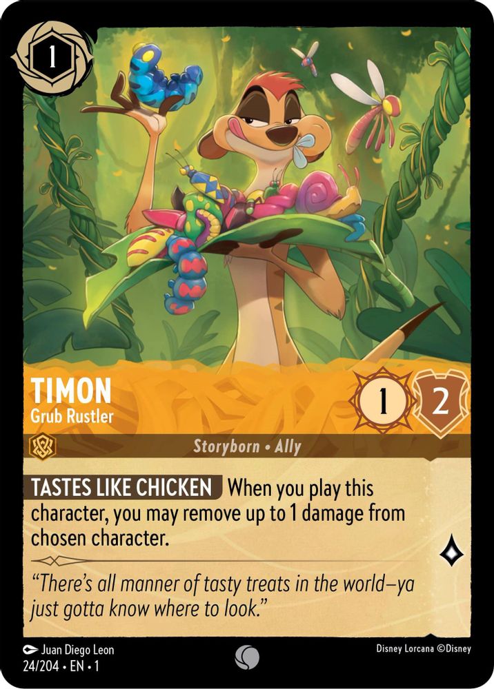 Timon - Grub Rustler card