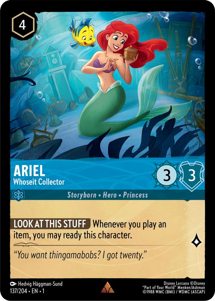 Ariel - Whoseit Collector card