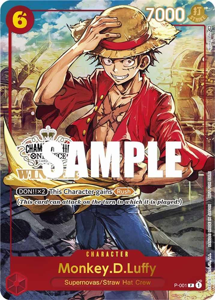 Monkey.D.Luffy (Store Championship Trophy Card) card