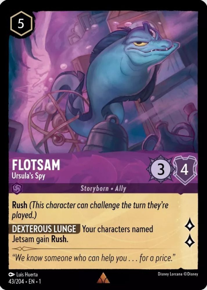 Flotsam - Ursula's Spy card