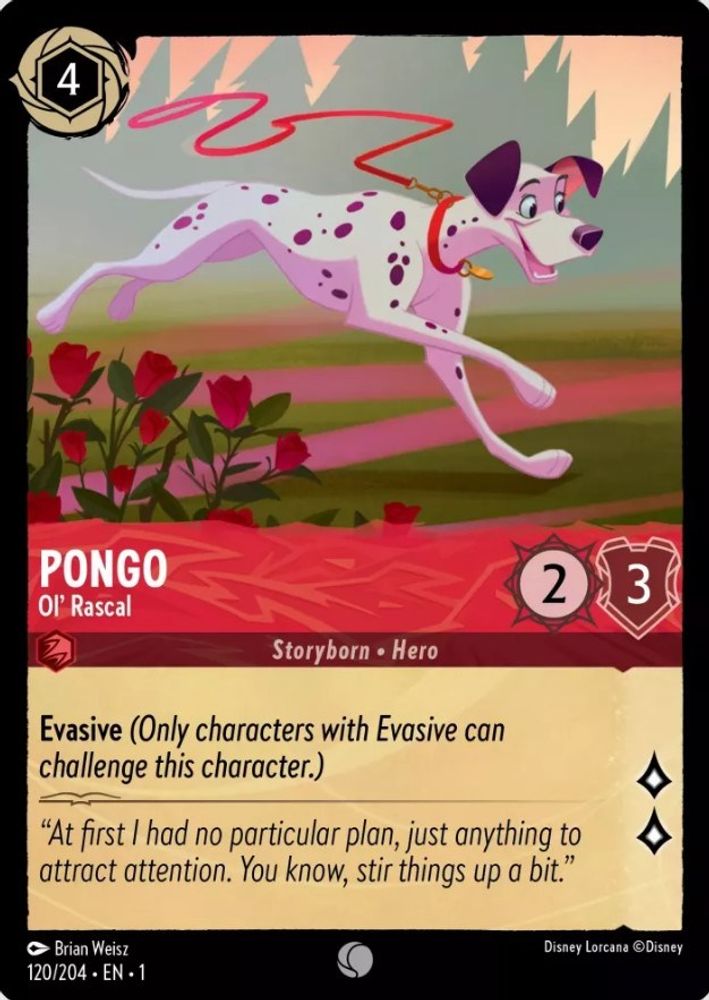 Pongo - Ol' Rascal card