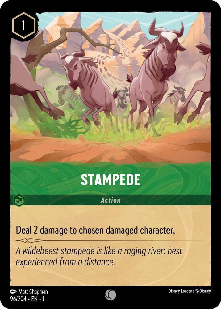 Stampede card