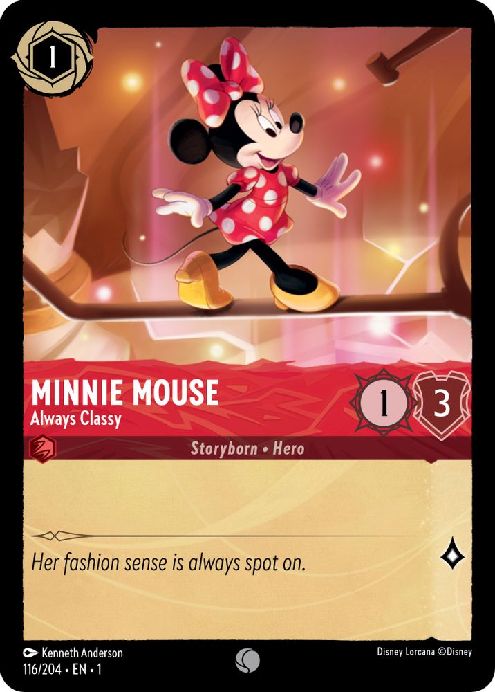 Minnie Mouse - Always Classy card