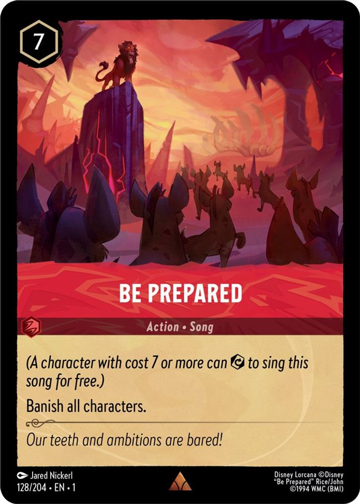 Be Prepared card