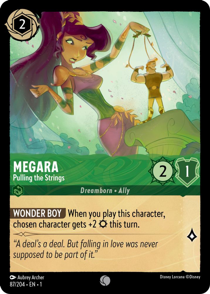 Megara - Pulling the Strings card