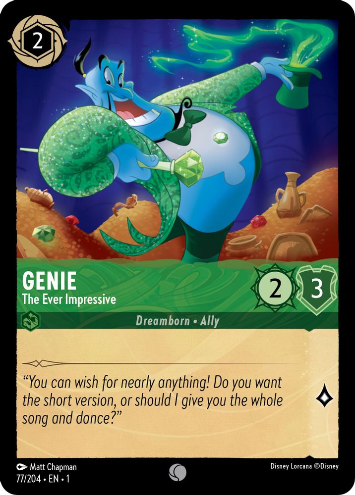 Genie - The Ever Impressive card