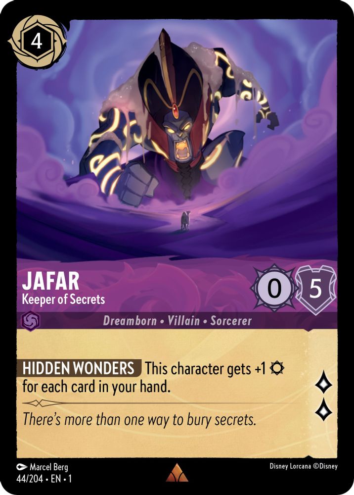 Jafar - Keeper of Secrets card